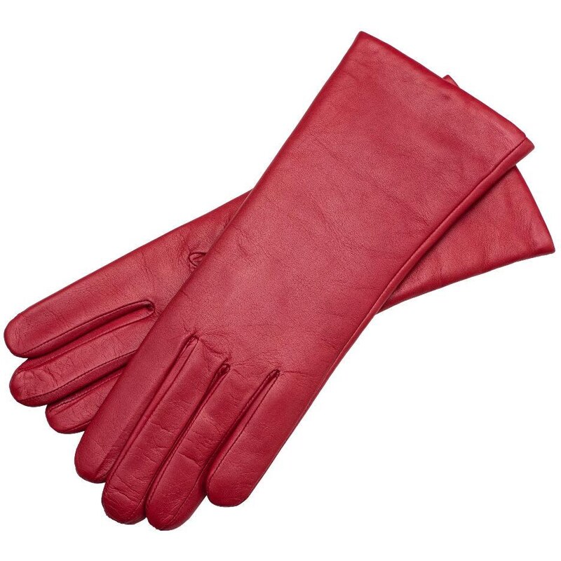 1861 Glove manufactory Marsala Dark Red Leather Gloves