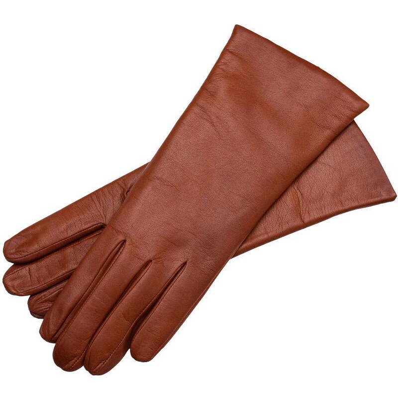 1861 Glove manufactory Marsala Saddle Brown Leather Gloves
