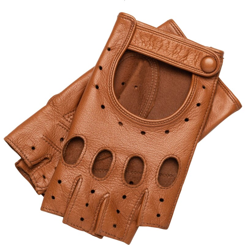1861 Glove manufactory La Spezia Camel Leather Gloves