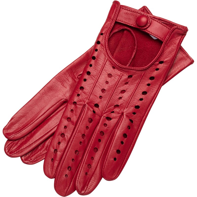 1861 Glove manufactory Rimini Rosso Leather Gloves