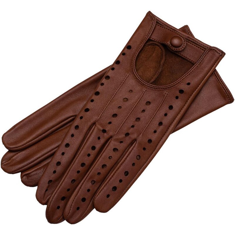 1861 Glove manufactory Rimini Saddle Brown Leather Gloves