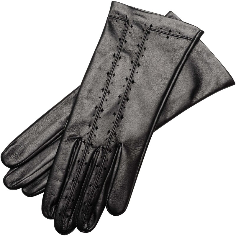 1861 Glove manufactory Ravello Black Leather Gloves