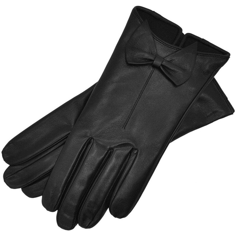 1861 Glove manufactory Avellino Black Leather Gloves