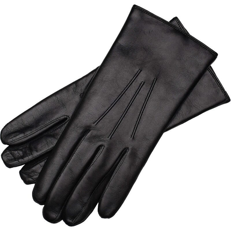 1861 Glove manufactory Benevento Black Leather Gloves