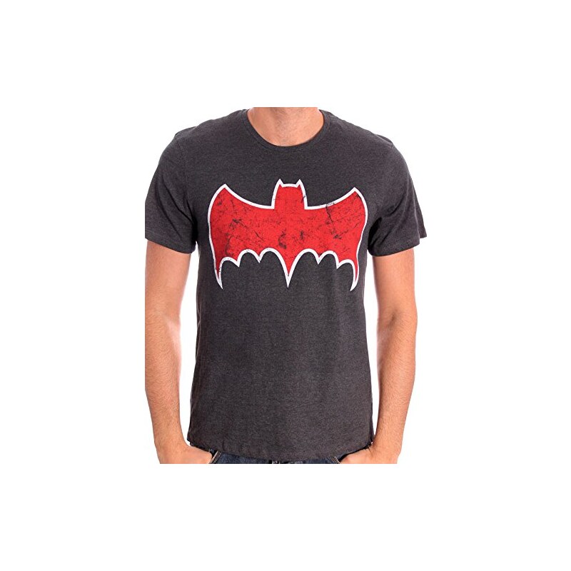 Batman Herren T-Shirt Batman Animated Logo