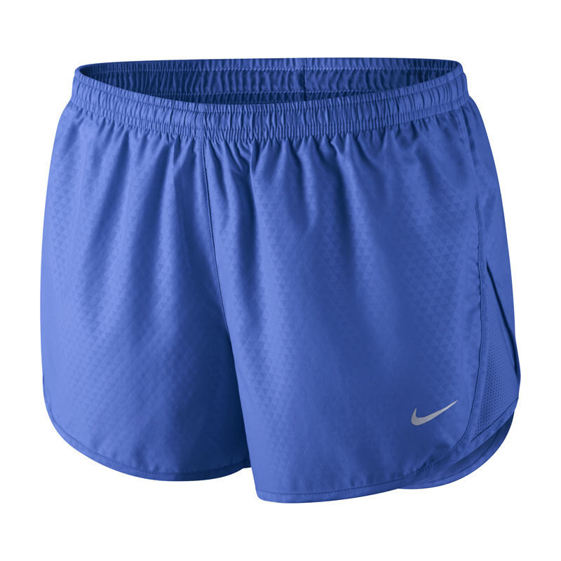 Nike Women's Tempo Emboss Run Shorts - Cobalt Blue - XL