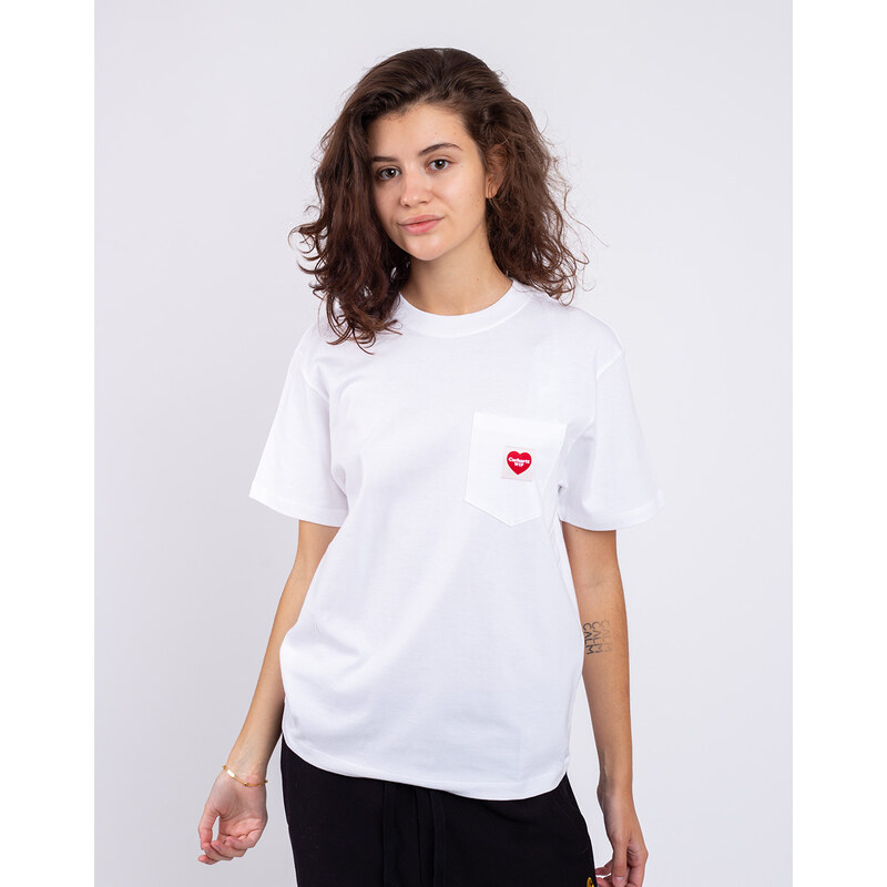 Carhartt WIP W' S/S Pocket Heart T-Shirt White