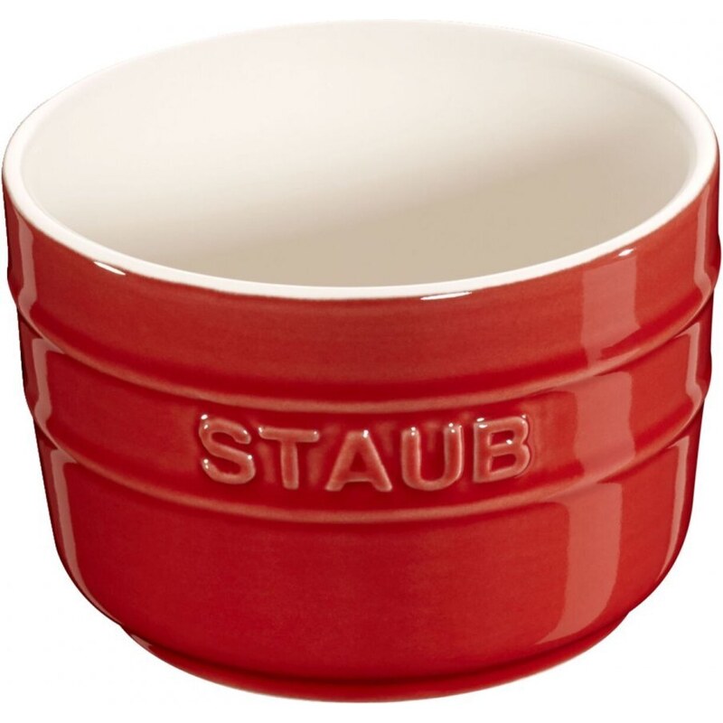 Staub 2er-Set Keramik-Mini-Auflaufformen 8 cm/0,15 l kirschrot, 40511-103