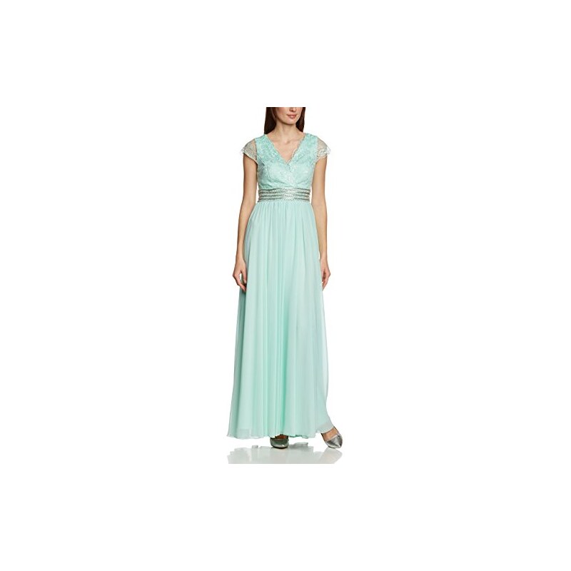APART Fashion Damen Empire Kleid 45602, Maxi, Einfarbig