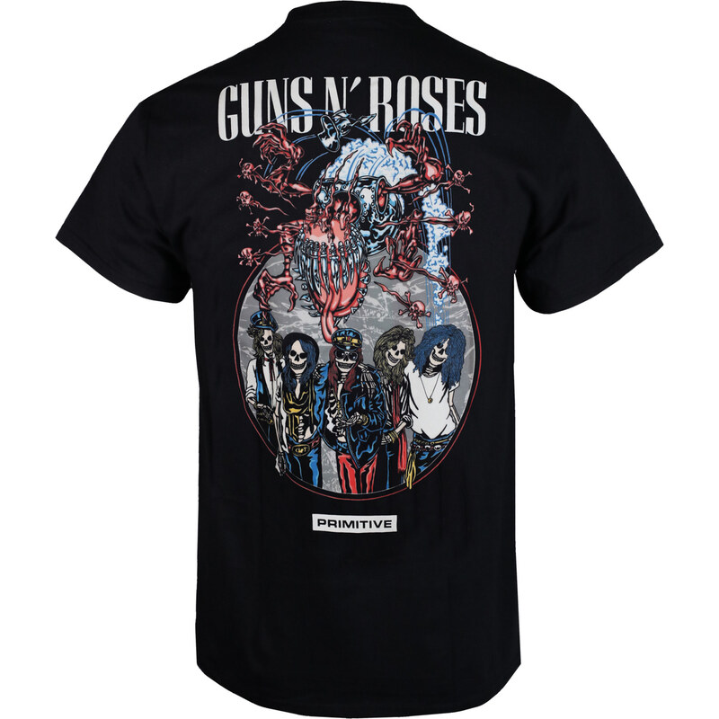 Metal T-Shirt Männer Guns N' Roses - Robo - PRIMITIVE - pipfa2310-blk