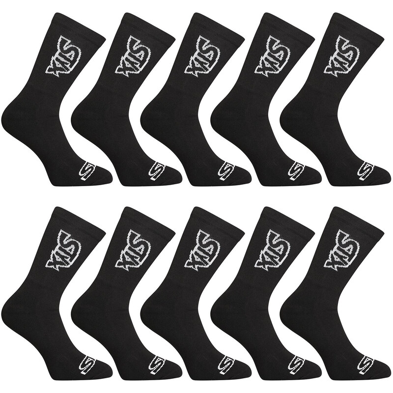 10PACK Socken Styx lang schwarz (10HV960) XL