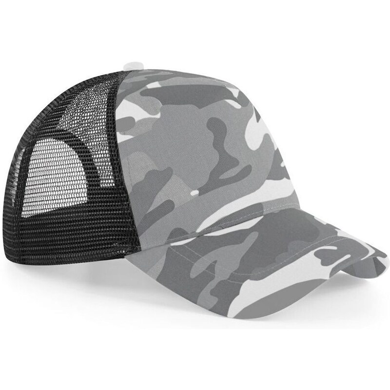 Beechfield Camouflage Cap mit Netzrückseite