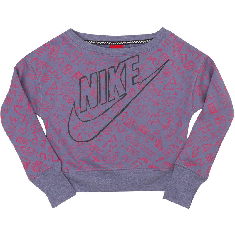Nike Sweatshirt KG RUN CREW lila