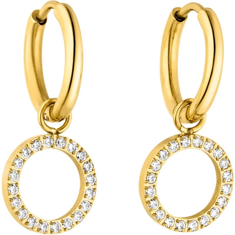 Purelei Damen-Ohrringe Creolen Vergoldet Closed Glow Earring-ClosedGlow-Gold