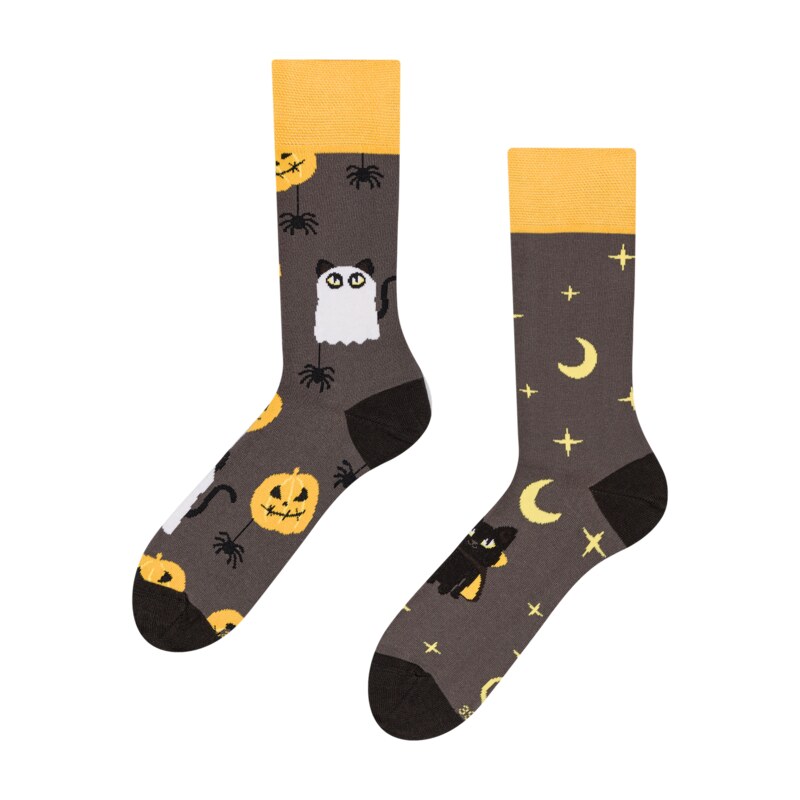 Dedoles Lustige Socken Halloween-Katze