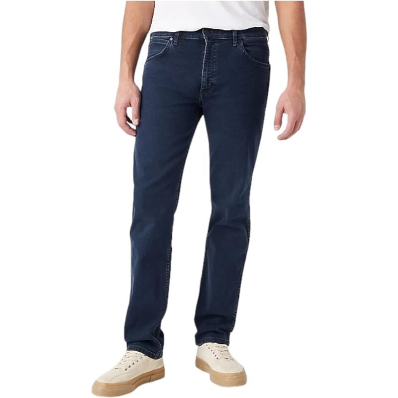Wrangler Herren Greensboro Jeans, Iron Blue, 33W / 30L