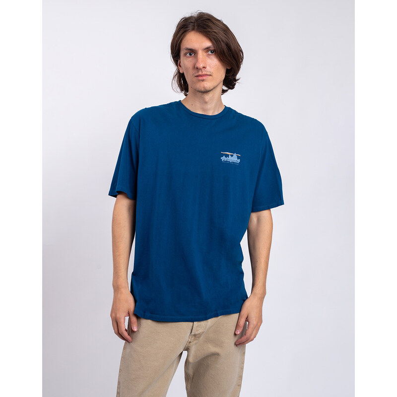 Patagonia M's '73 Skyline Organic T-Shirt Lagom Blue