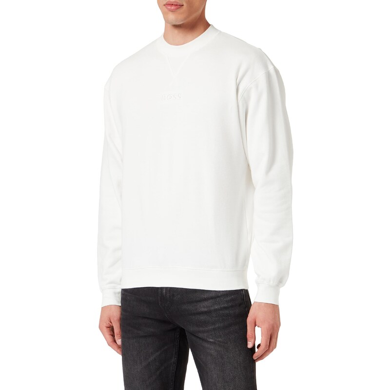 BOSS Men's Contem Loungewear Sweatshirt, Natural101, XL