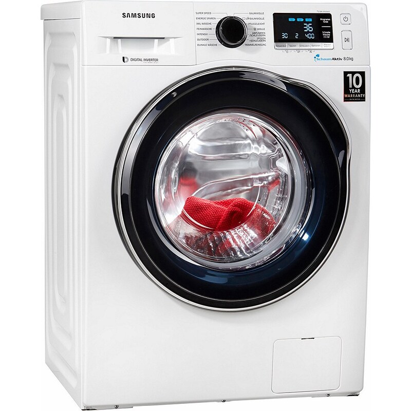 Samsung Waschmaschine WW80J6400CW/EG, A+++, 8 kg, 1400 U/Min