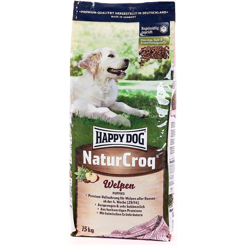 HAPPY DOG Hundetrockenfutter »NaturCroq Welpen«, 15 kg