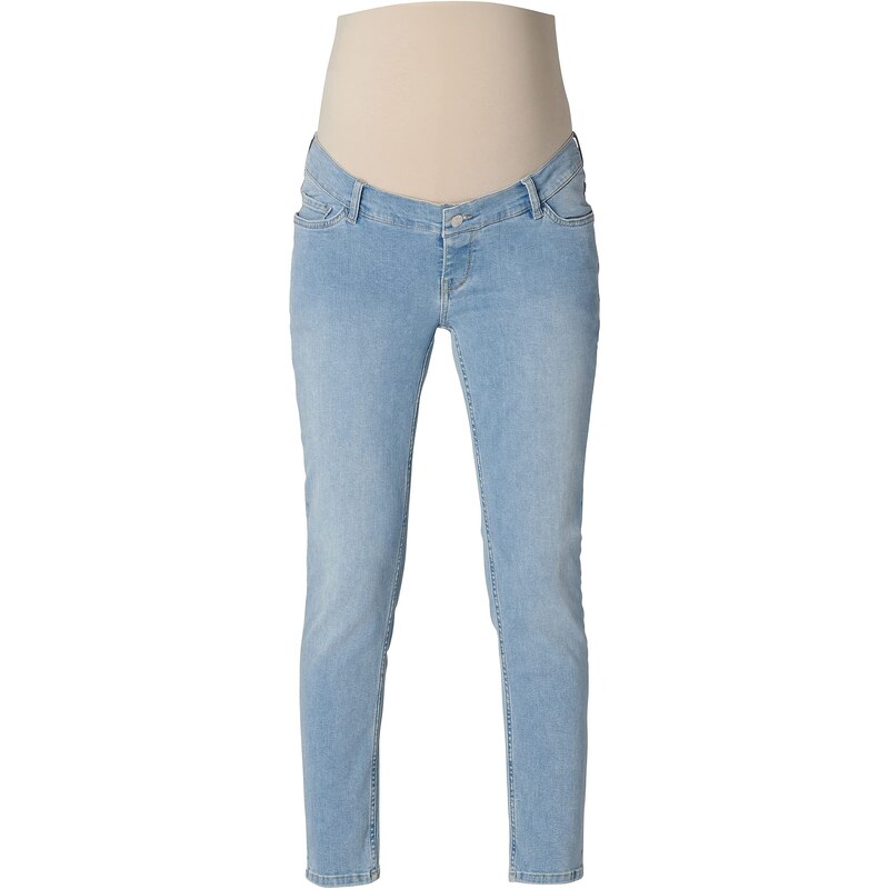 ESPRIT Maternity Damen Pants Denim Slim Over The Belly 7/8 Jeans, Lightwash-950, 36