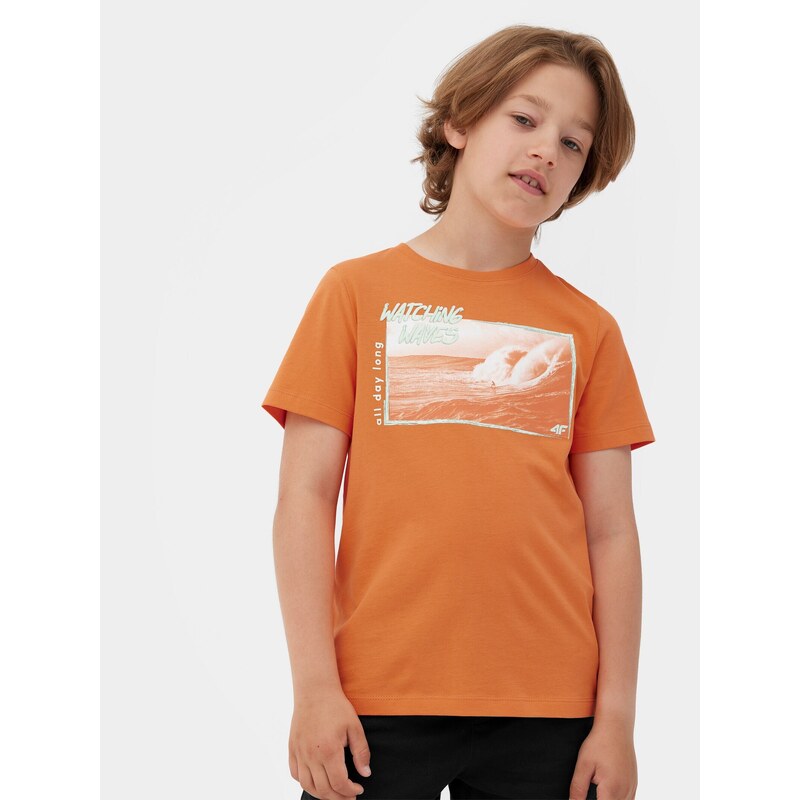 4F T-Shirt mit Print für Jungen - 122