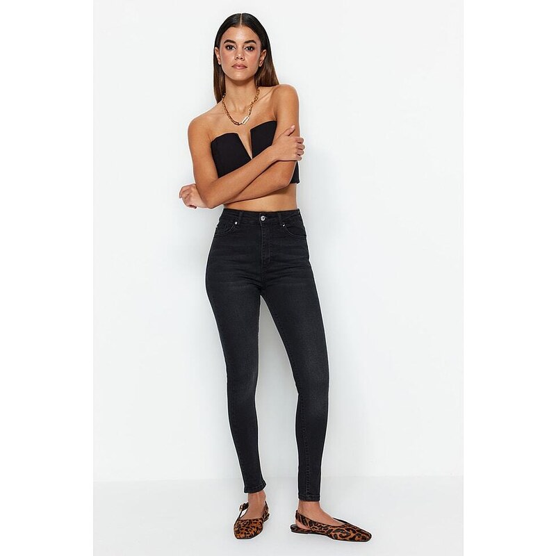 trendyol Jeans - Skinny fit - in Schwarz | Größe 36