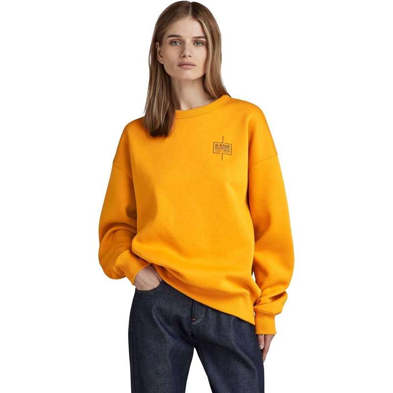 G-STAR RAW Herren Unisex Core Loose Sweatshirt, Gelb (dull yellow D23223-C235-1213), S