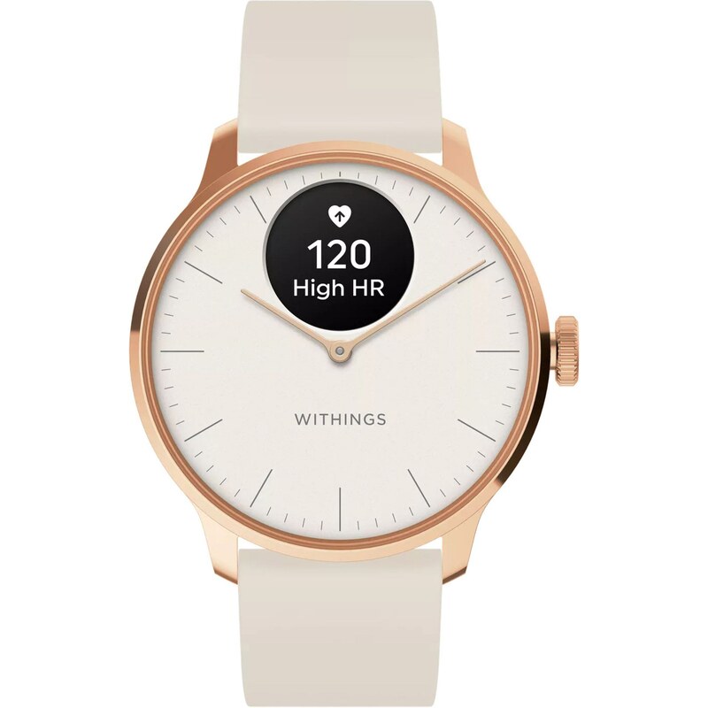 Withings Damenuhr ScanWatch Light 37 mm roségold/weiß HWA11-Model 1-All-Int