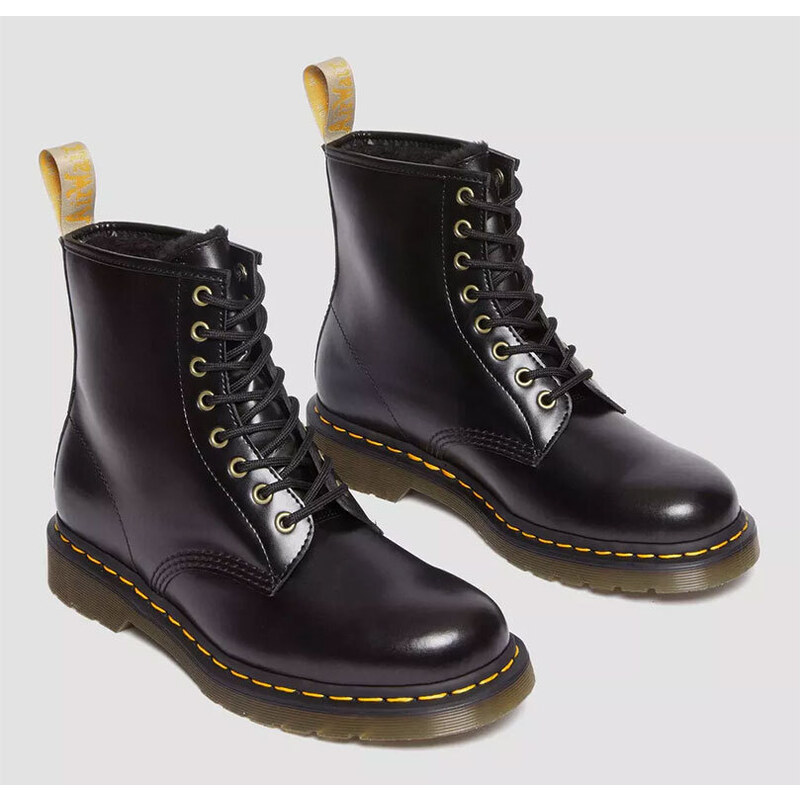 Dr. Martens Vegan 1460 Borg Lined Lace Up Boots