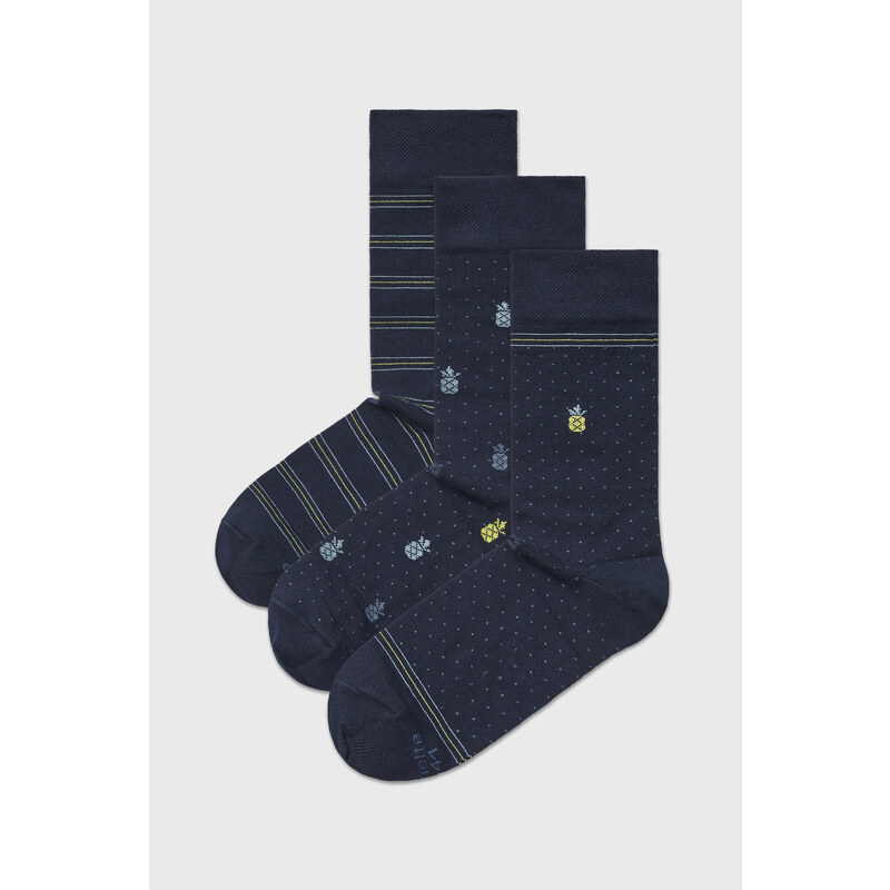 Cornette 3er-PACK Socken Emilio hoch mehrfarbig