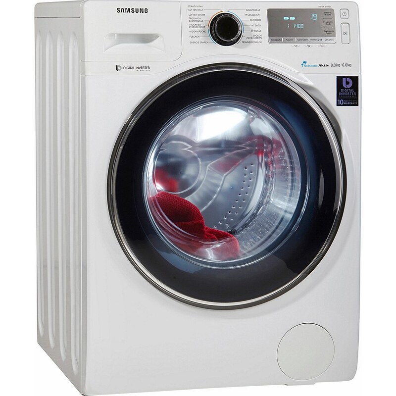 Samsung Waschtrockner WD90J7400GW/EG, A, 9 kg / 6 kg, 1400 U/Min