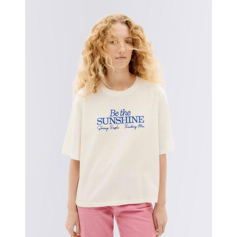 Thinking MU Be The Sunshine T-Shirt SNOW WHITE