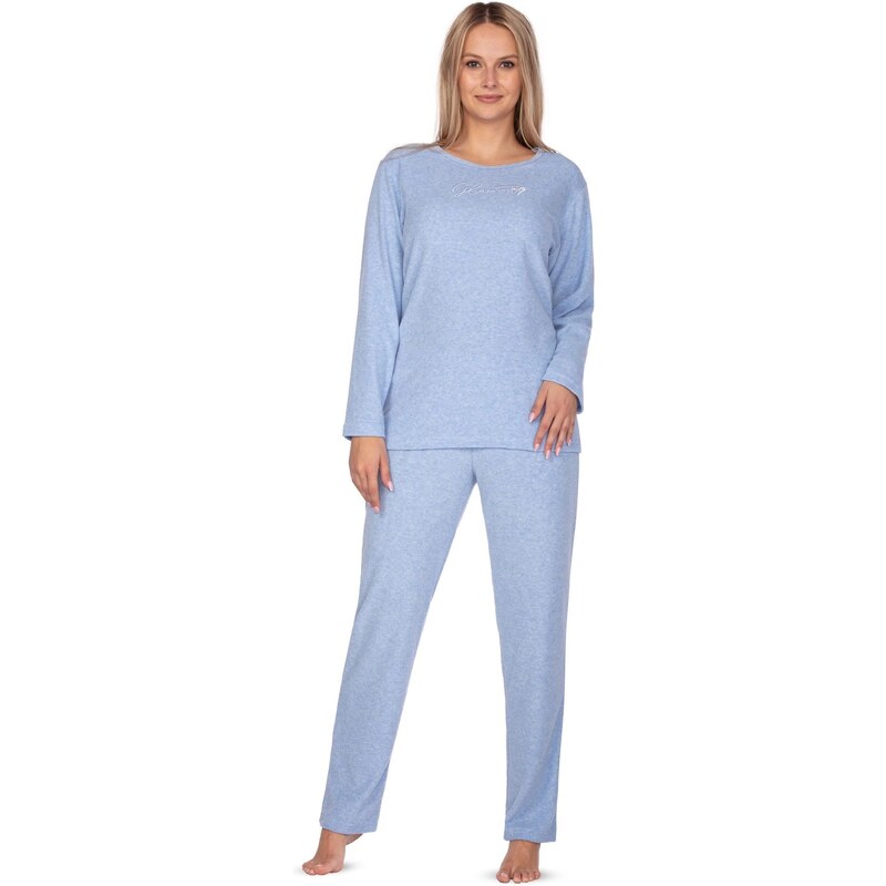REGINA Damen Pyjamas 643 blue