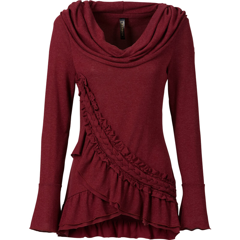 BODYFLIRT boutique Sweatshirt in rot für Damen von bonprix