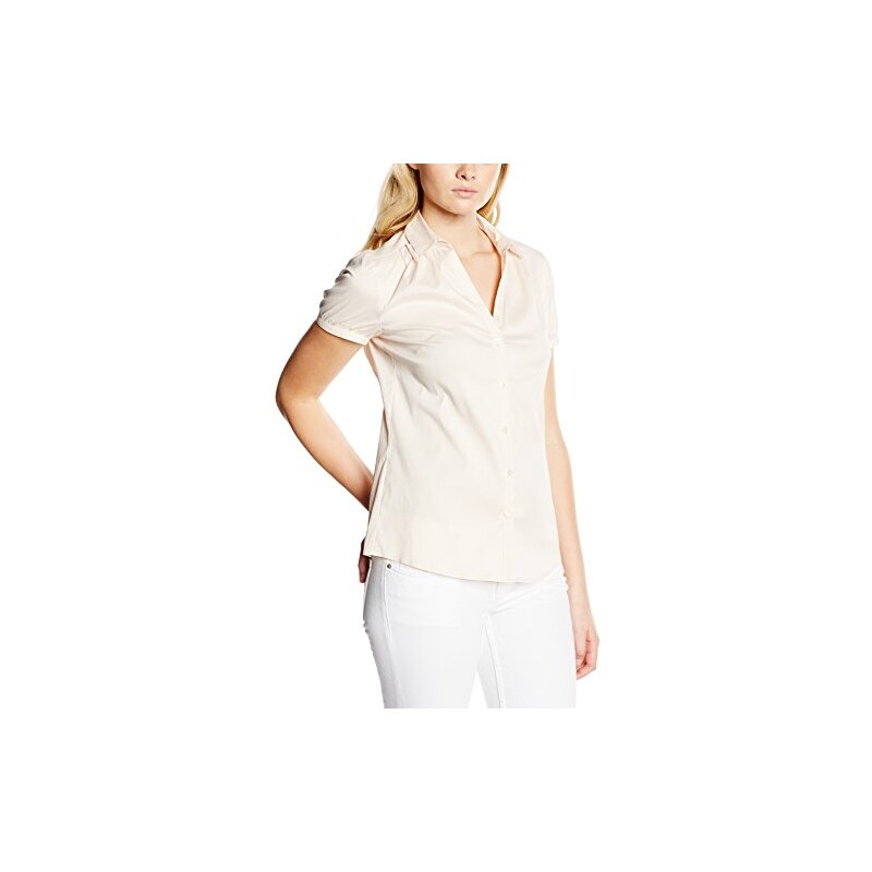ESPRIT Collection Damen Slim Fit Bluse mit Stretch