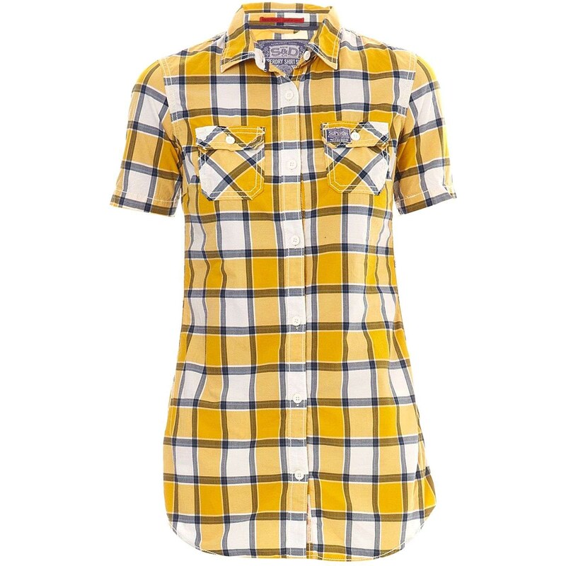 Superdry Washbasket Short Sleeve Hipste - Hemd - gelb
