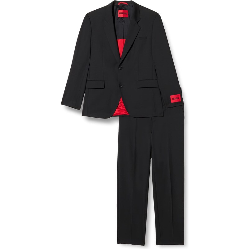 HUGO Herren Kris/Teagan231x Suit, Black1, 94 EU