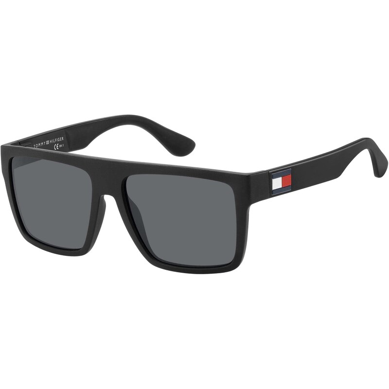 Tommy Hilfiger Unisex Th 1605/s Sunglasses, 003/IR MATT Black, 56