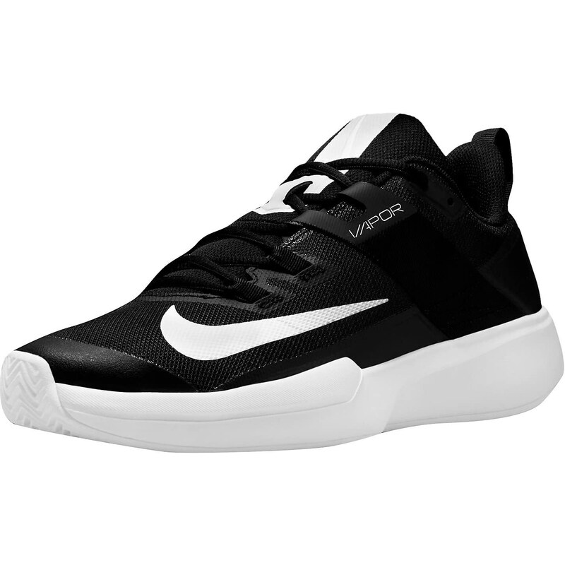 Nike Herren Nikecourt Vapor Lite Tennis Shoes, Black White, 36.5 EU