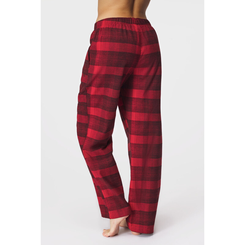 Pyjamahose aus Flanell Calvin Klein Gradient rot