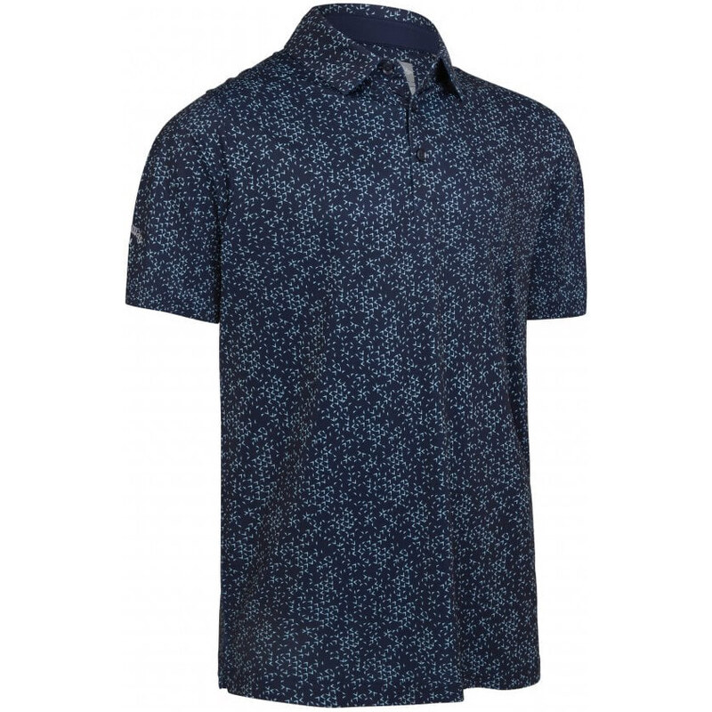 Callaway All Over Active Textured Print Polo L Multicolor Panske