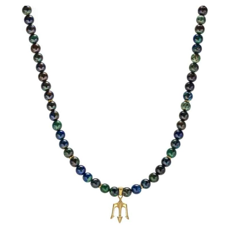 Perlen-Chrysokoll-Halskette für Männer Trimakasi