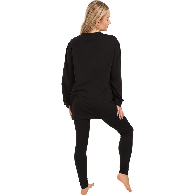 Damen Schlafanzug Calvin Klein schwarz (QS7046E-UB1) L