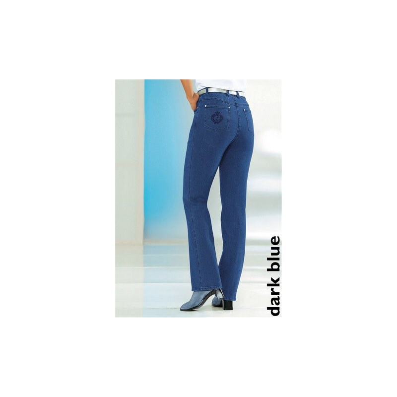 Damen Collection L. Jeans in gerader Schnittführung COLLECTION L. blau 36,38,40,42,44,46,48,50,52,54