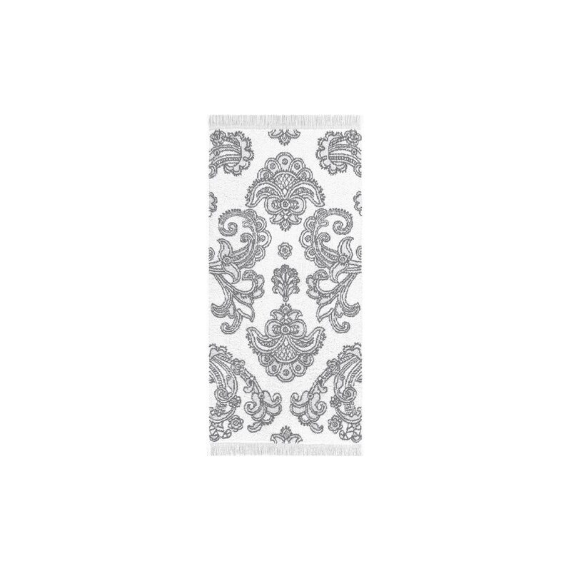 Handtücher Lisbeth mit Ornamenten Egeria grau 2x 50x100 cm