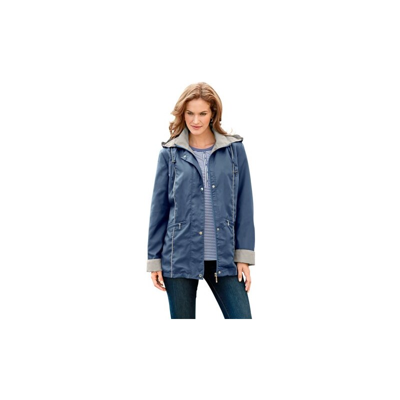 Damen Jacke in Microfaser-Qualität Baur blau 38,40,42,44,46,48,50,52,54,56