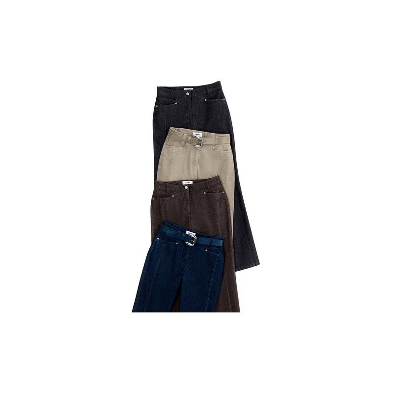 Damen Jeans mit bewährter Cotton-Feeling-Ausrüstung Cosma blau 36,38,40,42,44,46,48,50,52,54