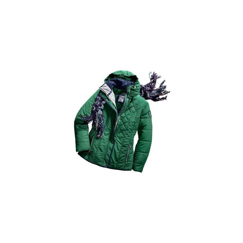 Damen Wega Fashion WEGA FASHION Diese Jacke aus pflegeleichter Microfaser hat viel zu bieten WEGA FASHION grün 36,38,40,42,44,46,48,50,52,54