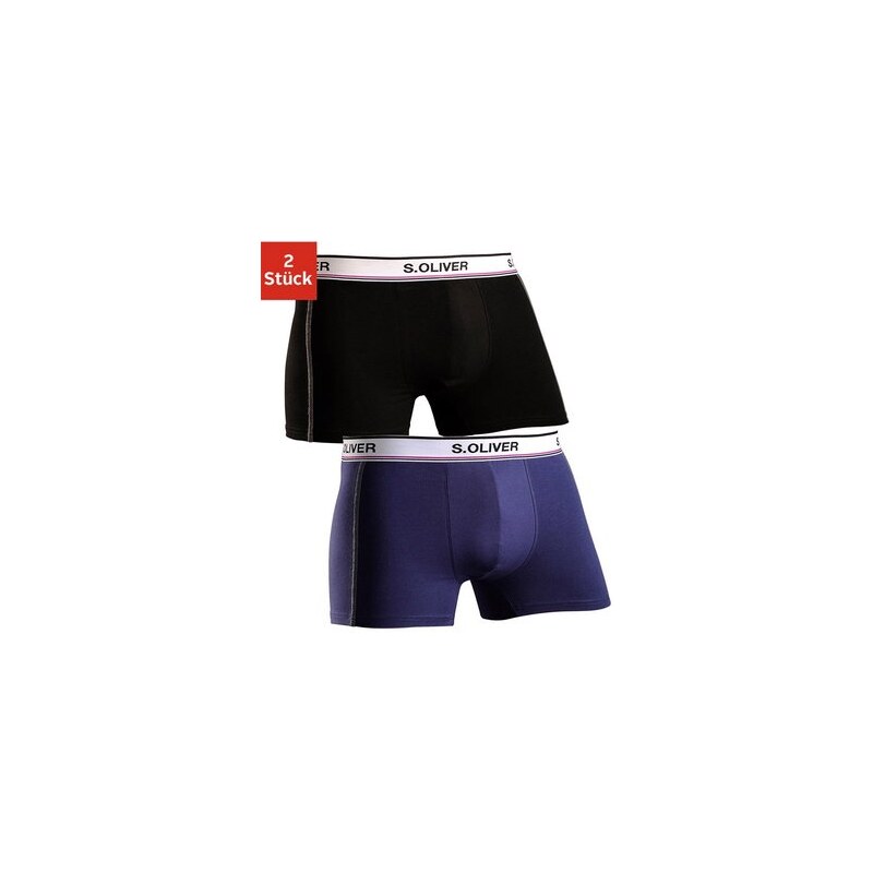 S.OLIVER RED LABEL RED LABEL Bodywear Baumwoll-Boxer (2 Stück) Retro Pants perfekte Passform Farb-Set L (6),M (5),XL (7),XXL (8)